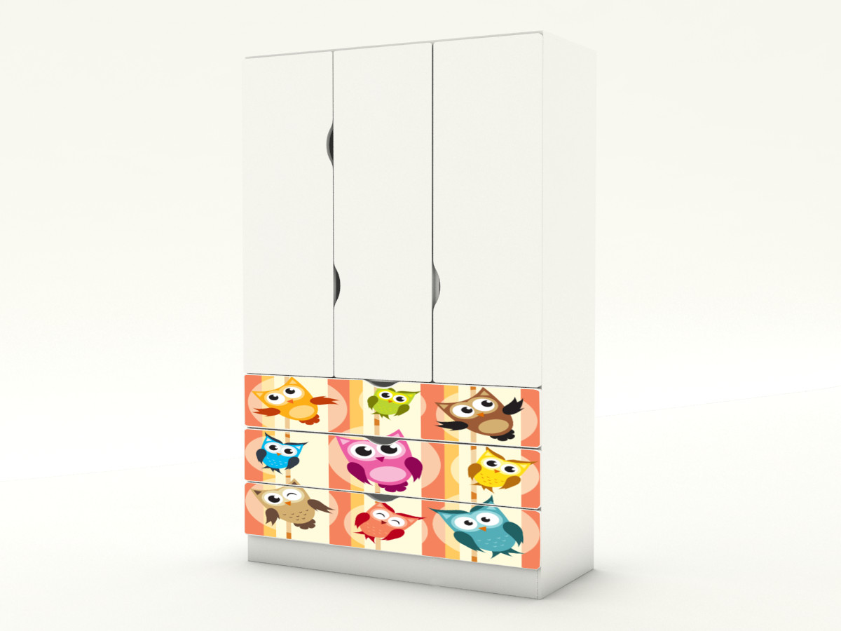 Becks skriňa 120 Sovičky